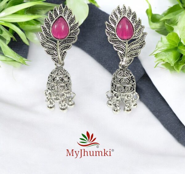 Oxidised Jhumka Earring For Women